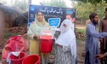 Demonstration of P&G water purifier sachets at Mirpur District